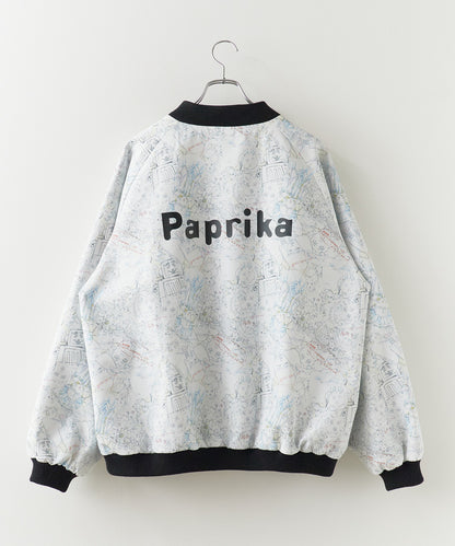 Paprika All-over print jacket パプリカ オールオーバープリントジャケット ブルゾン ライトアウター 【9月下旬お届け予定】