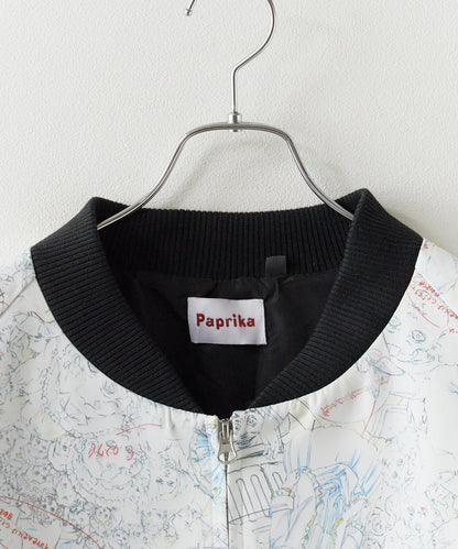 Paprika All-over print jacket パプリカ オールオーバープリントジャケット ブルゾン ライトアウター 【9月下旬お届け予定】
