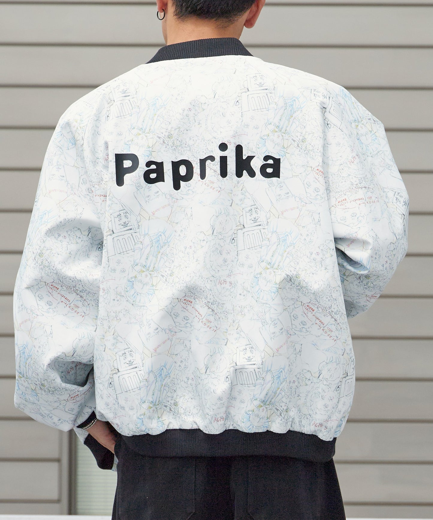 Paprika All-over print jacket パプリカ オールオーバープリントジャケット ブルゾン ライトアウター 【9月下旬お届け予定】