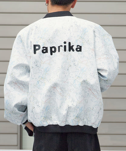 Paprika All-over print jacket パプリカ オールオーバープリントジャケット ブルゾン ライトアウター 【9月下旬お届け予定】
