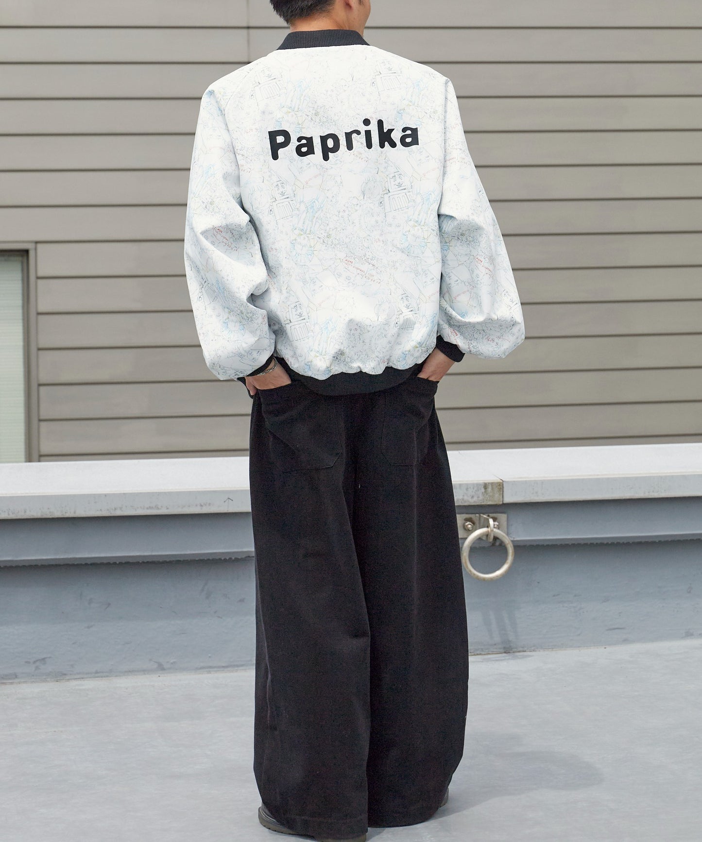 Paprika All-over print jacket パプリカ オールオーバープリントジャケット ブルゾン ライトアウター 【9月下旬お届け予定】