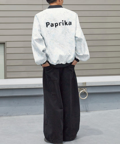 Paprika All-over print jacket パプリカ オールオーバープリントジャケット ブルゾン ライトアウター 【9月下旬お届け予定】