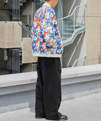Paprika All-over print jacket パプリカ オールオーバープリントジャケット ブルゾン ライトアウター 【9月下旬お届け予定】