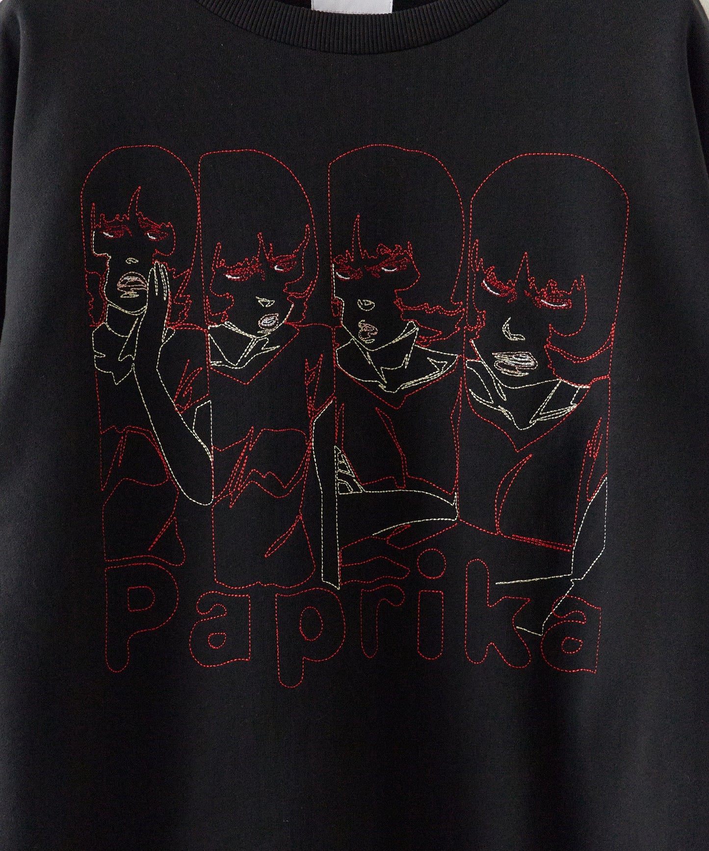 Paprika Thread-Embroidered Sweatshirt パプリカ 刺繍入りスウェット 【9月下旬お届け予定】