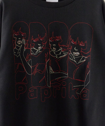 Paprika Thread-Embroidered Sweatshirt パプリカ 刺繍入りスウェット 【9月下旬お届け予定】