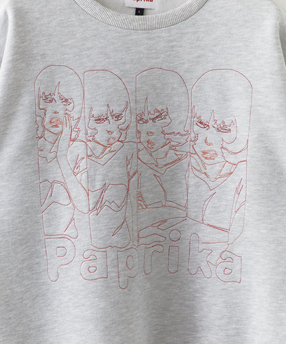 Paprika Thread-Embroidered Sweatshirt パプリカ 刺繍入りスウェット 【9月下旬お届け予定】