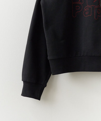 Paprika Thread-Embroidered Sweatshirt パプリカ 刺繍入りスウェット 【9月下旬お届け予定】