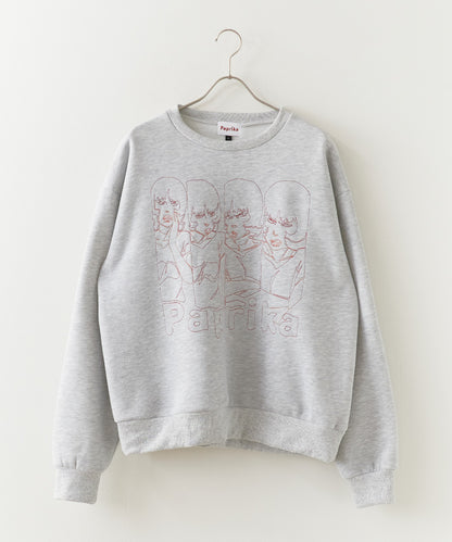 Paprika Thread-Embroidered Sweatshirt パプリカ 刺繍入りスウェット 【9月下旬お届け予定】