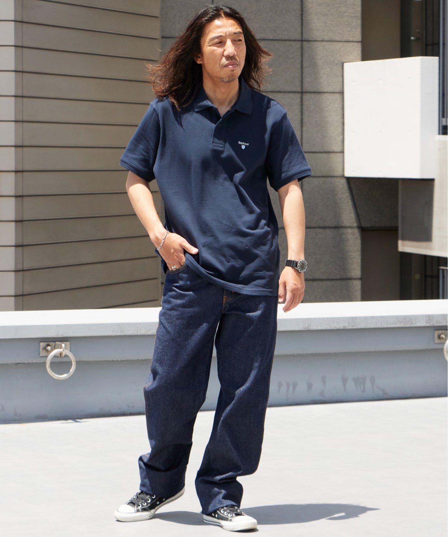 Barbour/バブアー Original Sports Polo Shirt AF 鹿の子 ポロシャツ