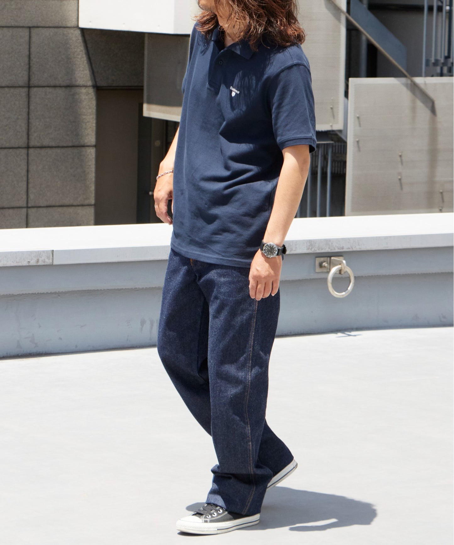 Barbour/バブアー Original Sports Polo Shirt AF 鹿の子 ポロシャツ