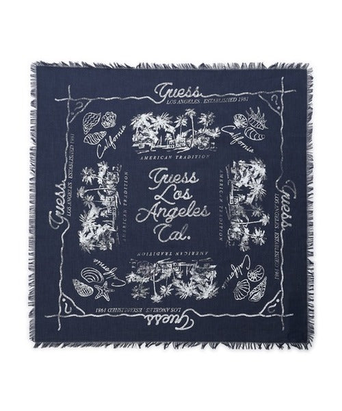 【Stray Kids ヒョンジン着用】GUESS/ゲス UNISEX PRINTED BANDANA MQ1A1085【6月下旬お届け】