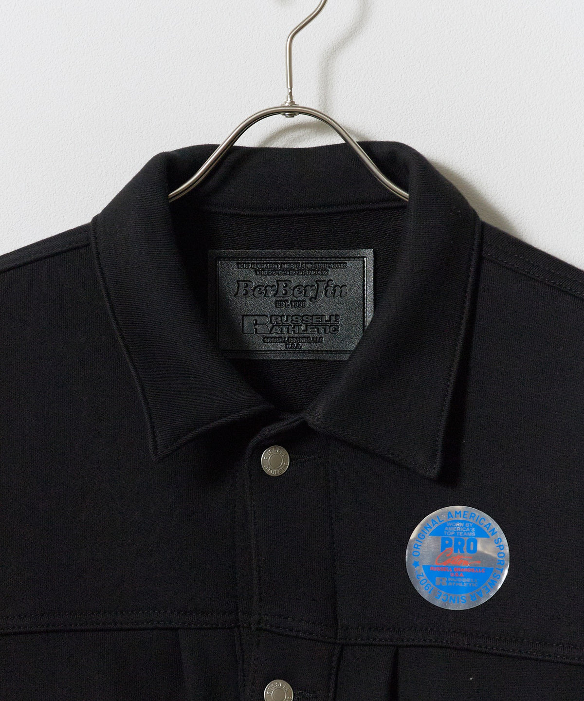 RUSSELL × BerBerJin  / Pro Cotton & Loopback Terry Sweat Trucker Jacket 111263-023