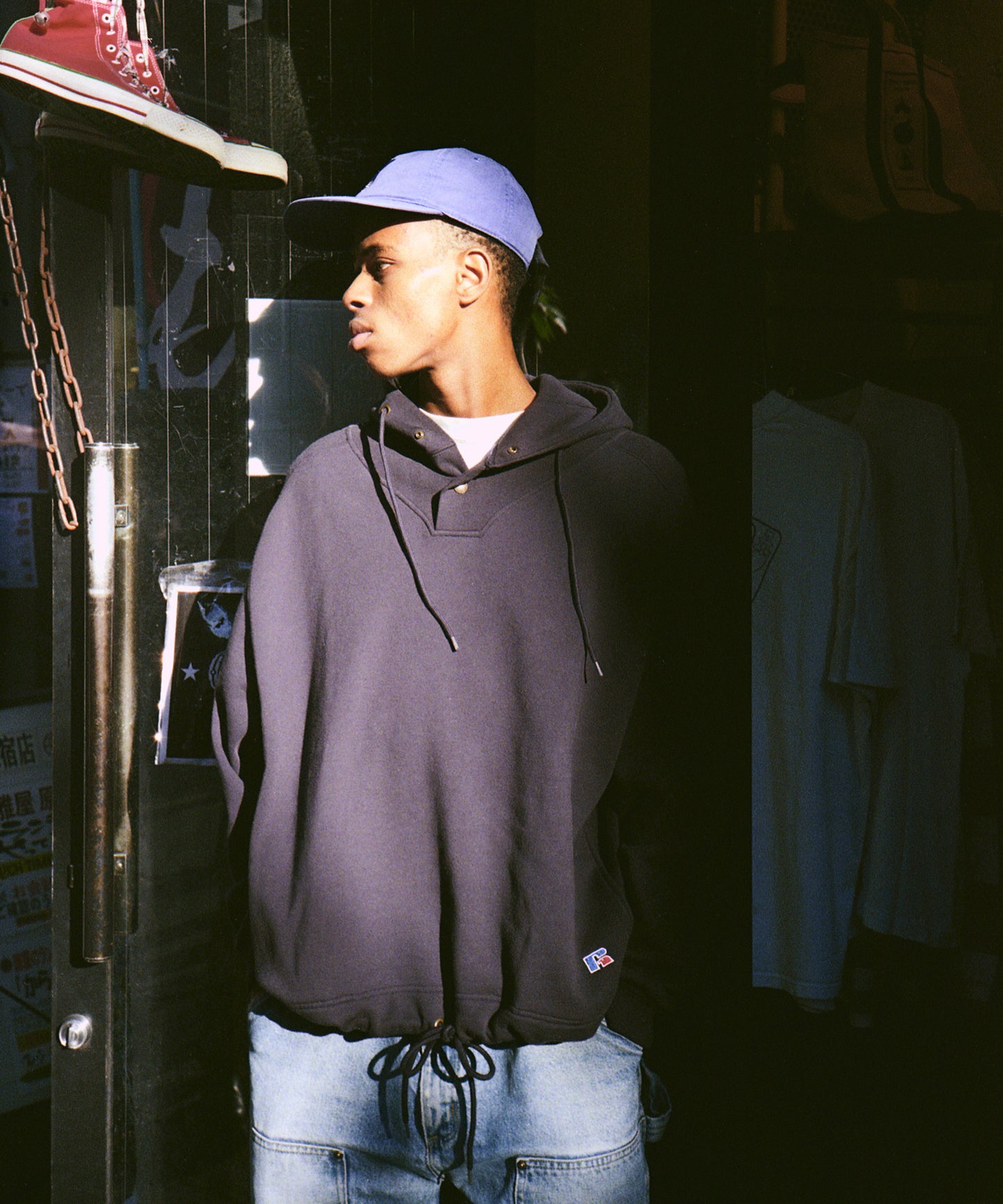 RUSSELL × BerBerJin /  High Cotton™ Snap Button Hoodie