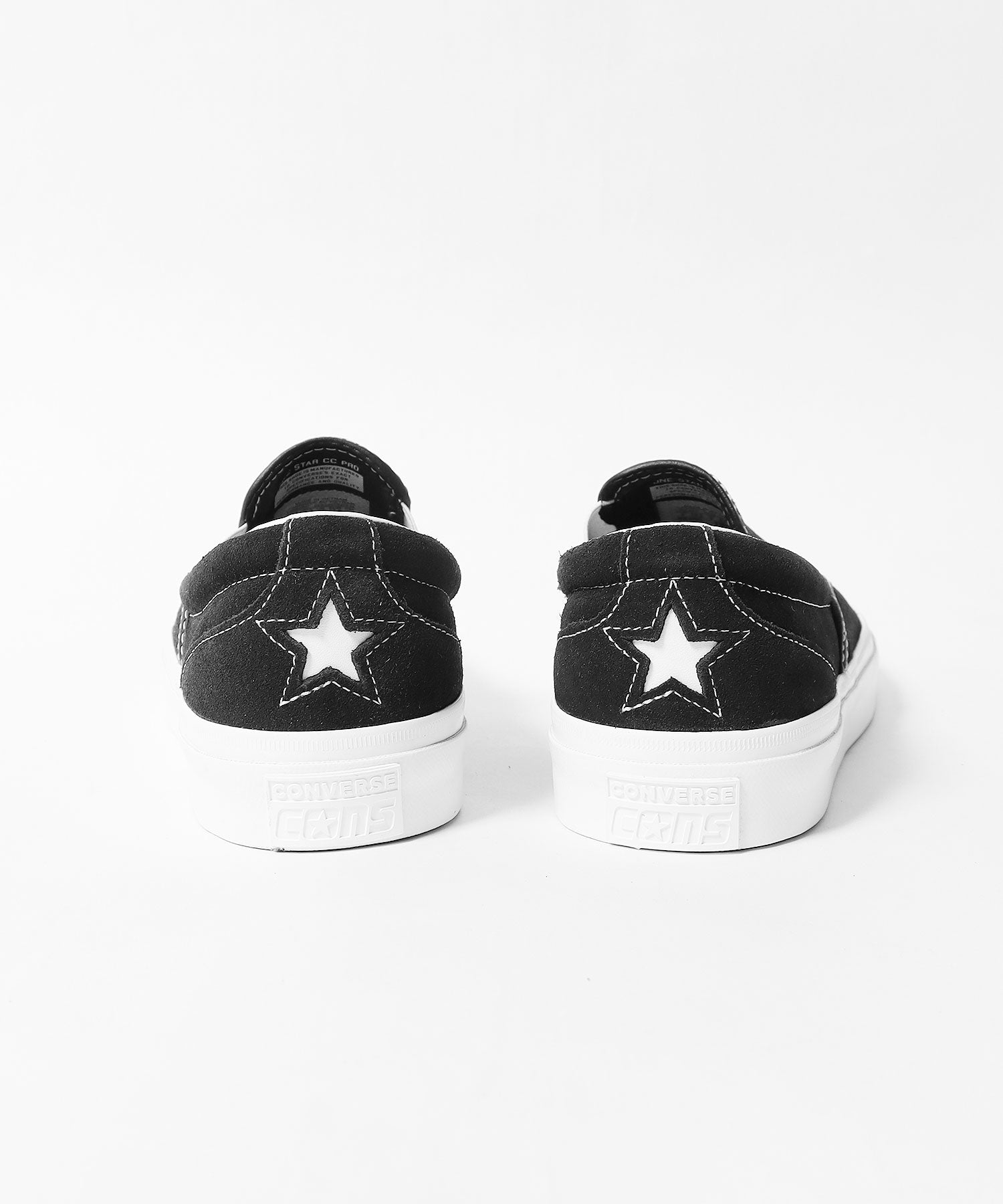 CONS/コンズ ONE STAR CC SLIP 160545C BLACK/WHITE/WHITE スニーカー