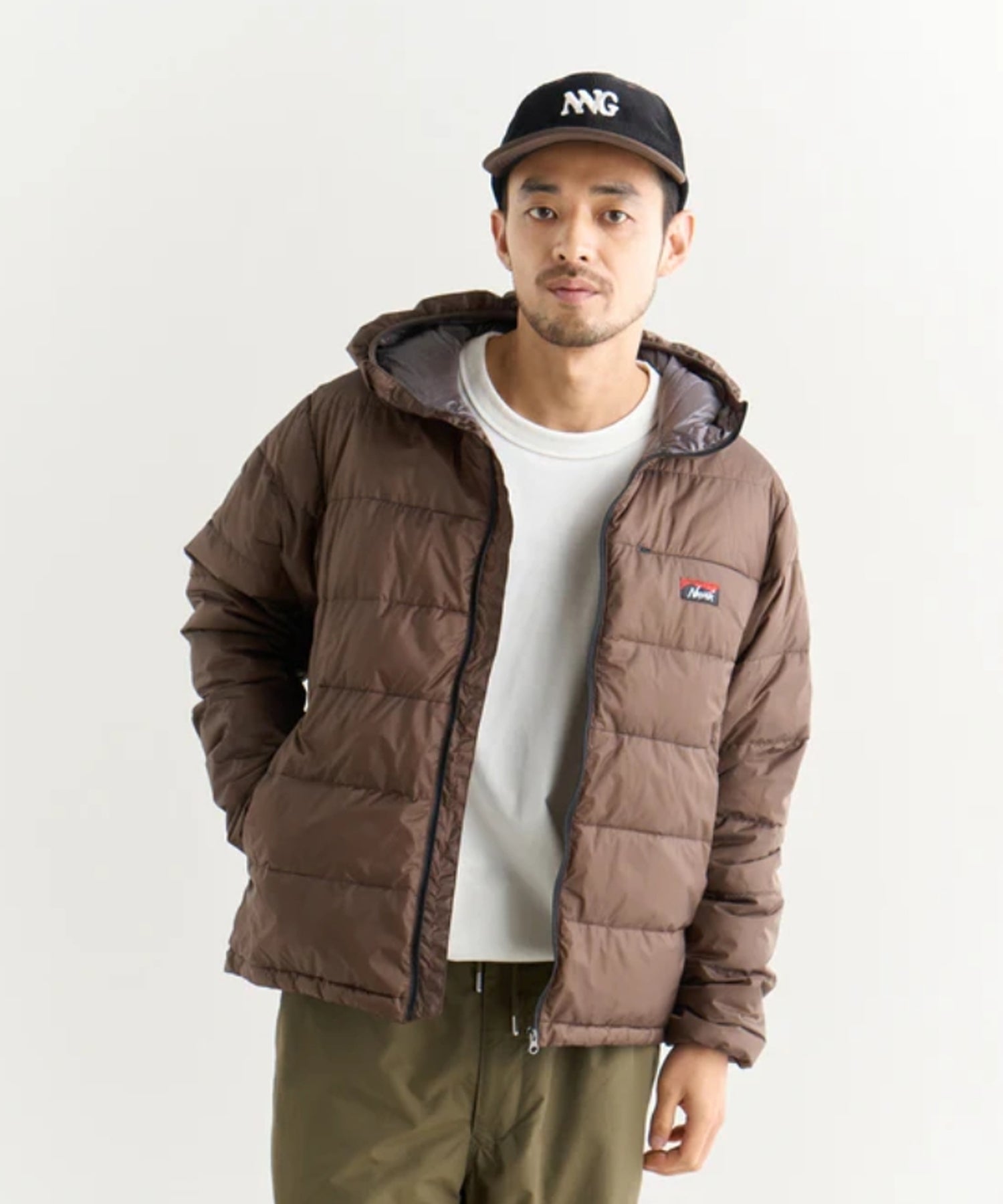 NANGA / ATL DOWN ZIP HOODIE