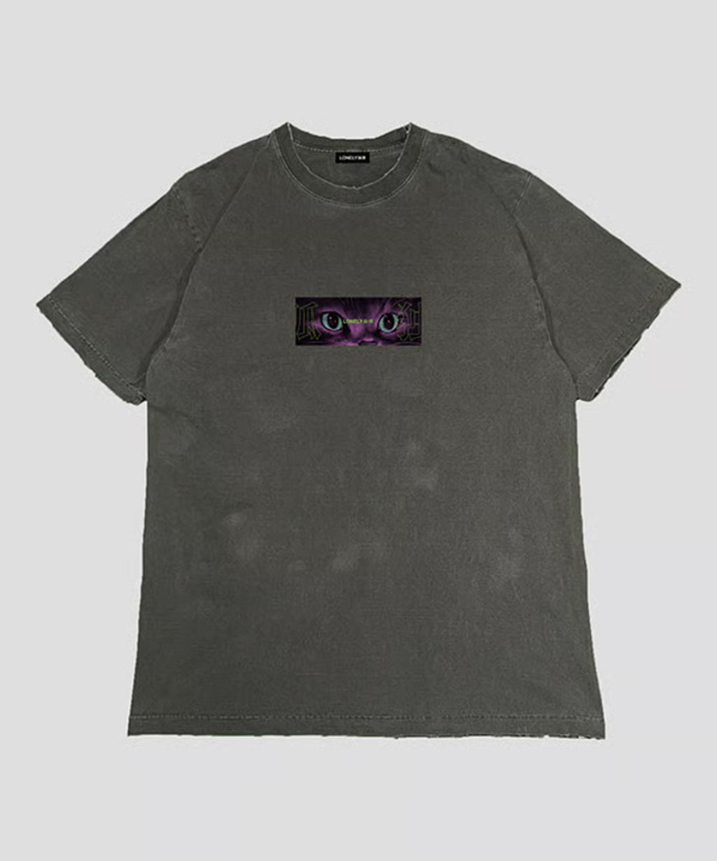LONELY(論理) / PUSSY CAT TEE Tシャツ