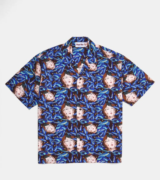 Paprika × DAIMARU MATSUZAKAYA Paprika All-Over Print Open-Collar Print Shirt 【9月下旬お届け予定】
