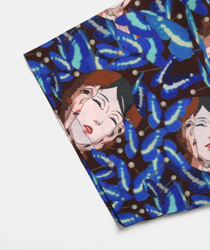 Paprika × DAIMARU MATSUZAKAYA Paprika All-Over Print Open-Collar Print Shirt 【9月下旬お届け予定】