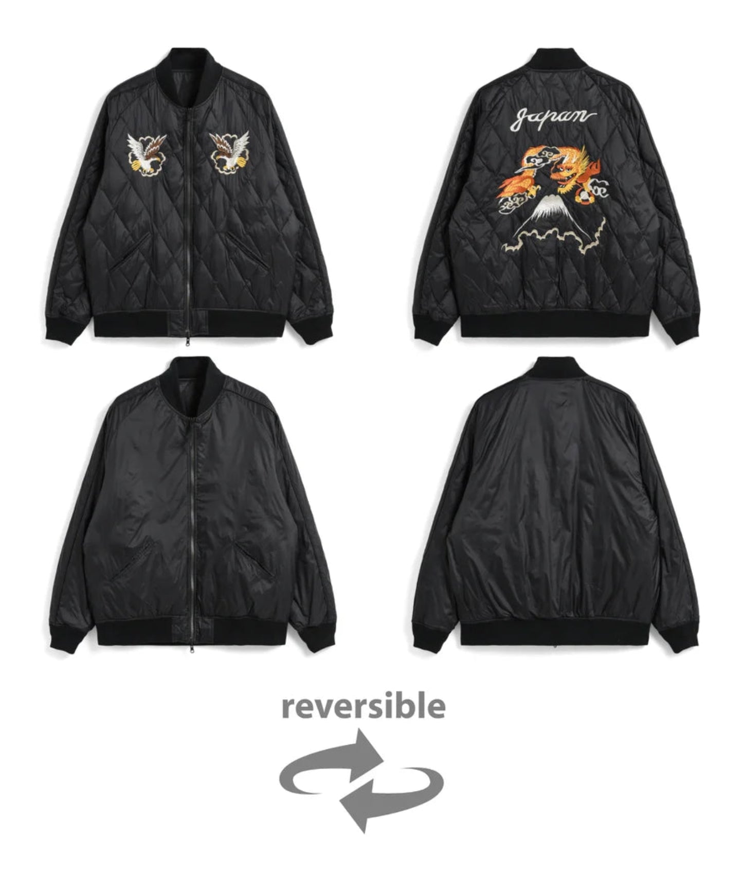 TAION / REVERSIBLE SOUVENIR DOWNJACKET