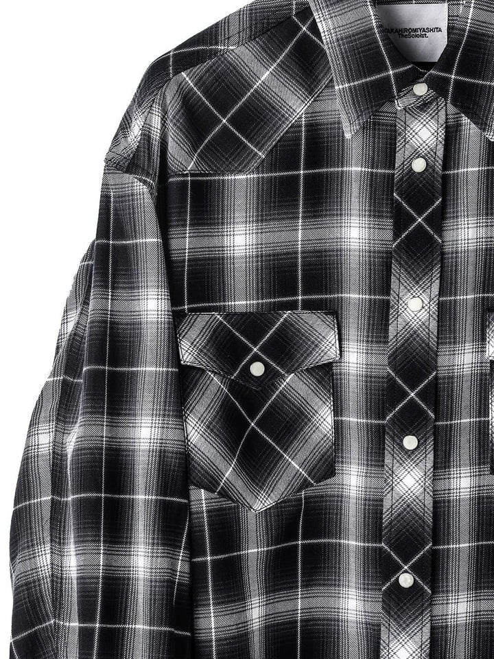 TAKAHIROMIYASHITATheSoloIst. / back gusset sleeve western shirt