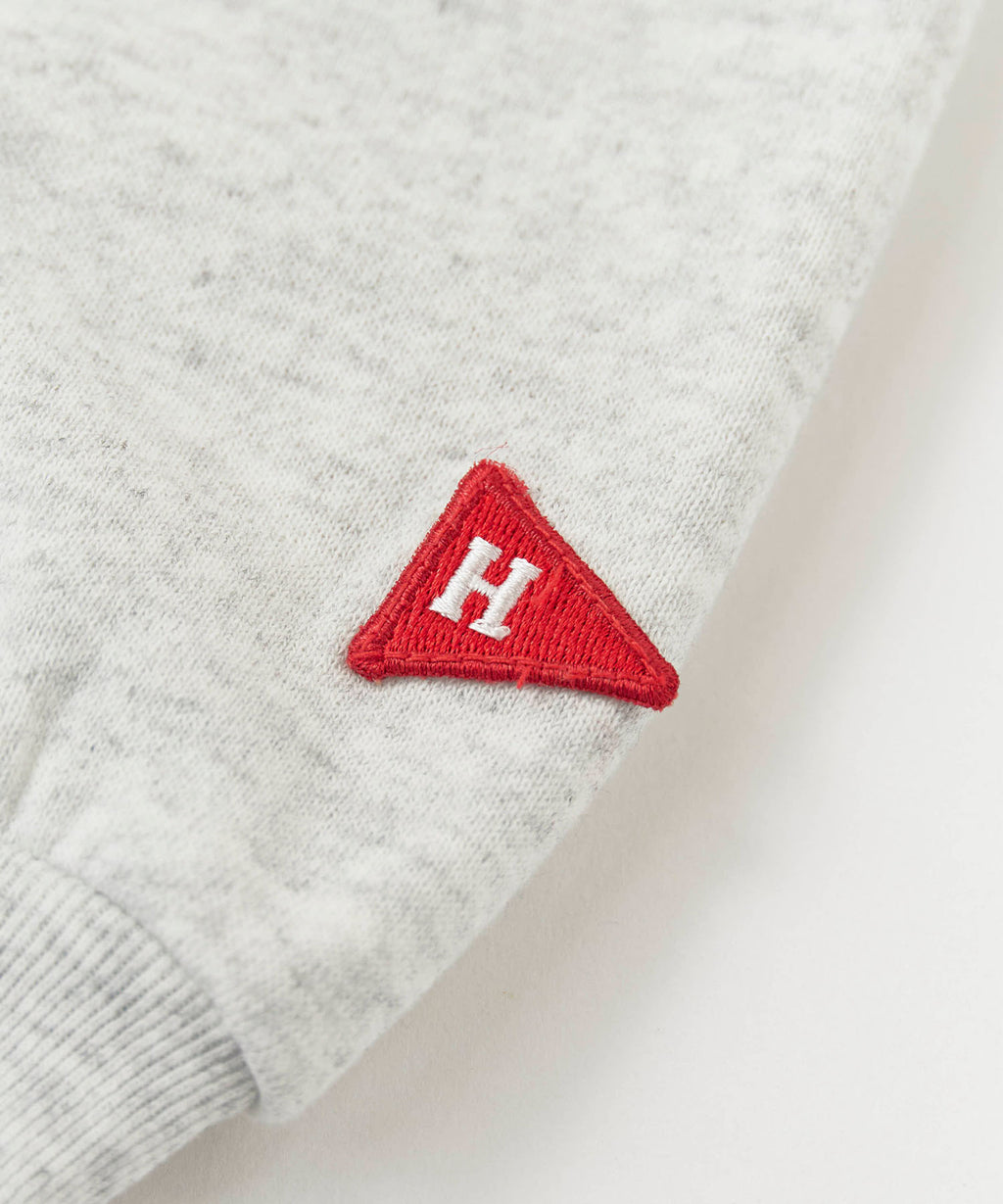 Healthknit / Classic sweatshirt henley neck long sleeve スウェット