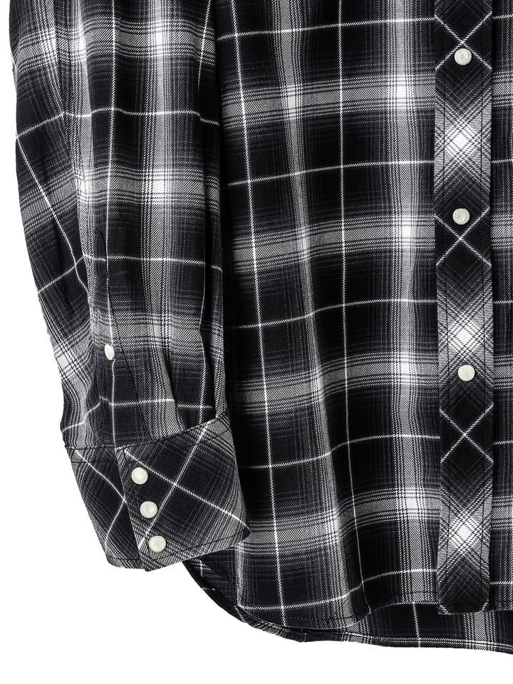 TAKAHIROMIYASHITATheSoloIst. / back gusset sleeve western shirt