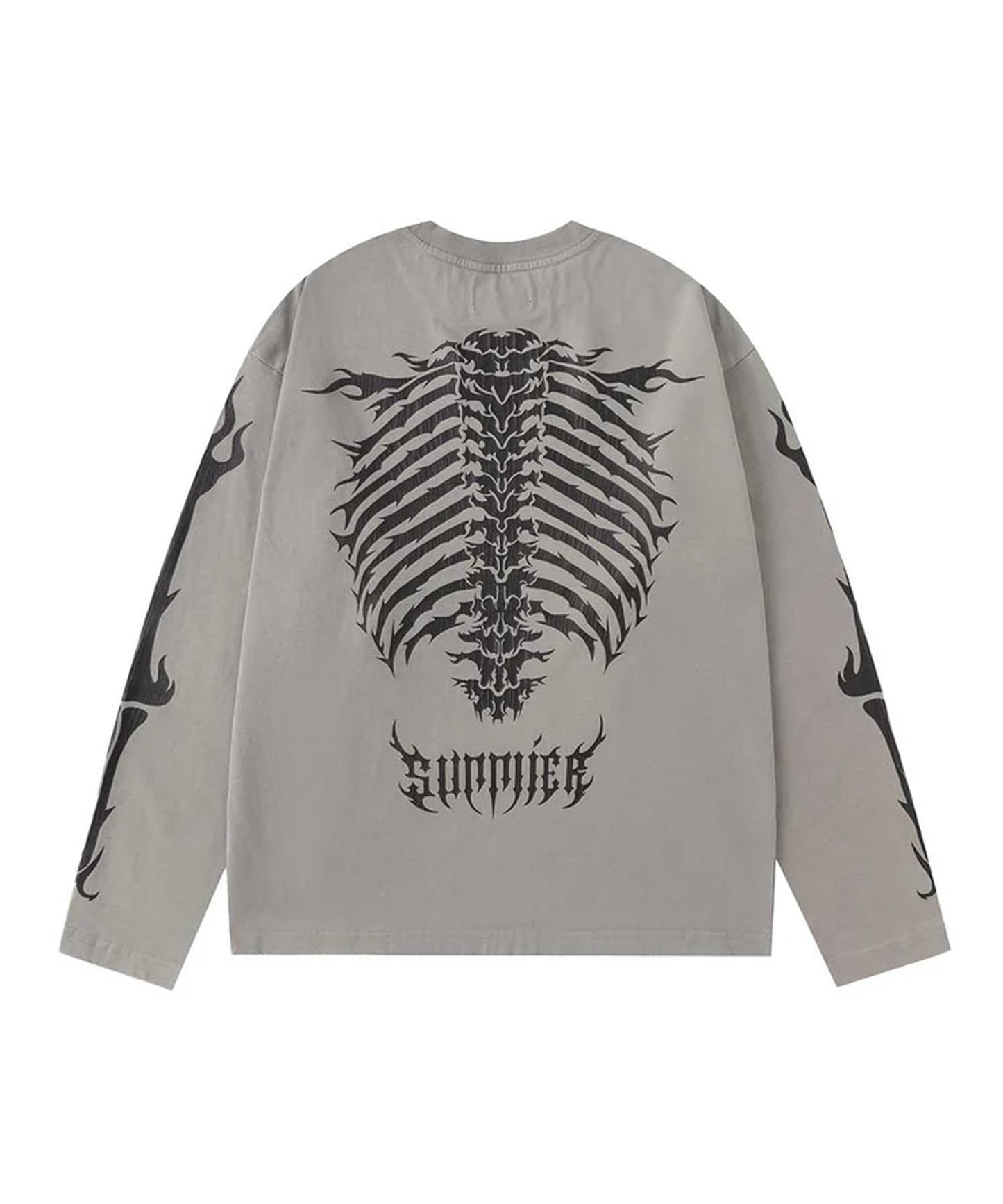 SUPPLIER / Fire Bones Long Sleeve Tee