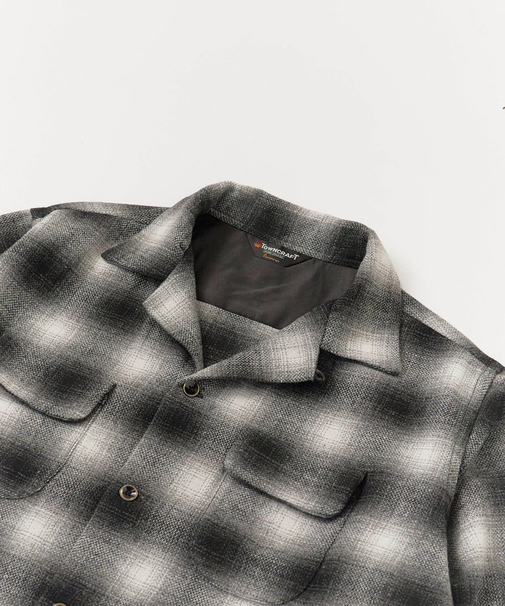 TOWNCRAFT / WOOL CHECK LOOP COLLAR SHIRTS ウールシャツ