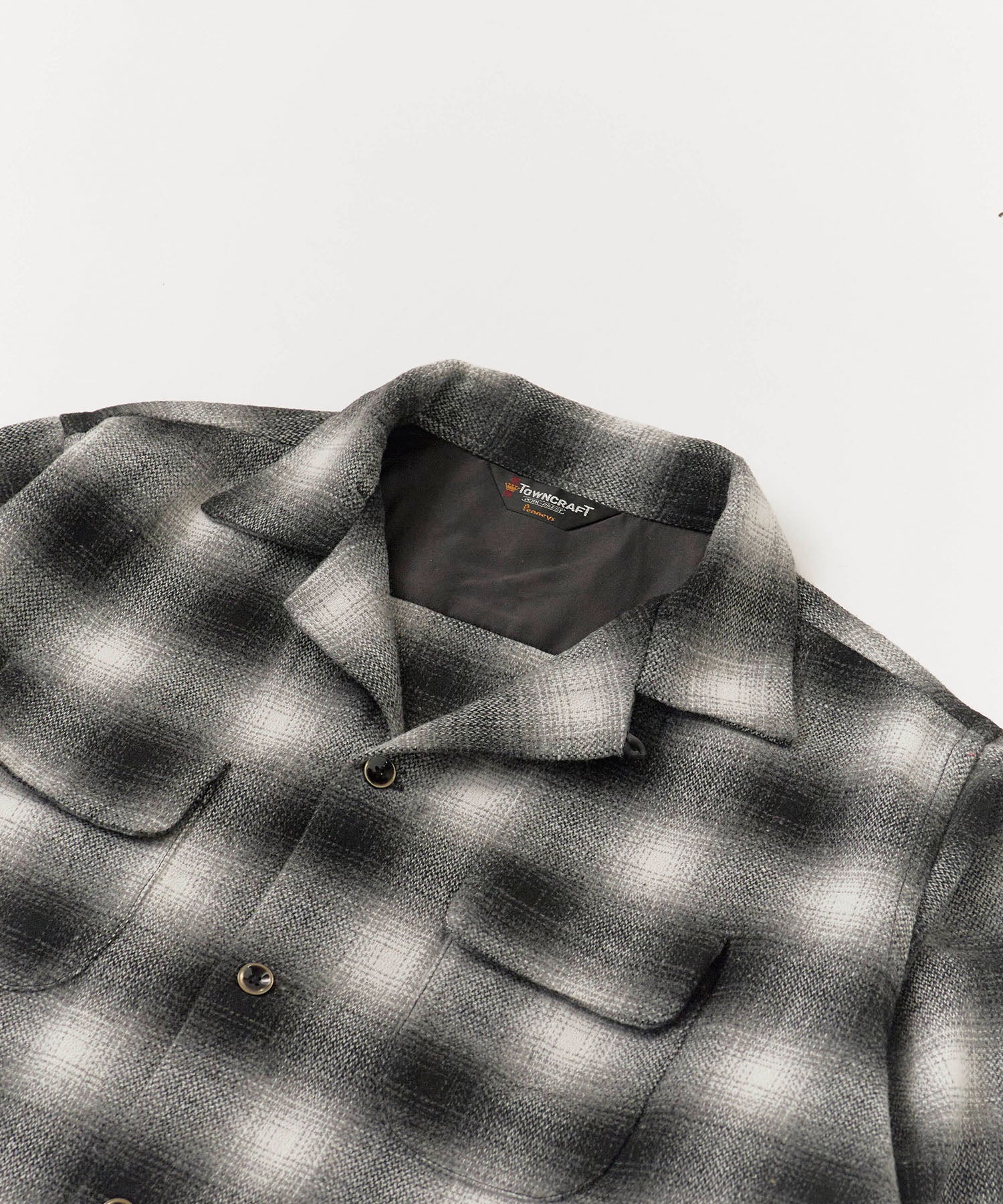 TOWNCRAFT / WOOL CHECK LOOP COLLAR SHIRTS ウールシャツ