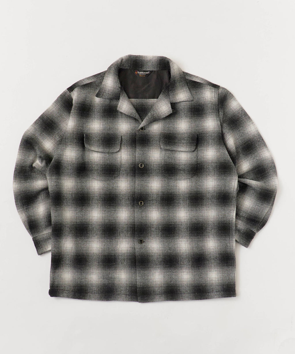 TOWNCRAFT / WOOL CHECK LOOP COLLAR SHIRTS ウールシャツ