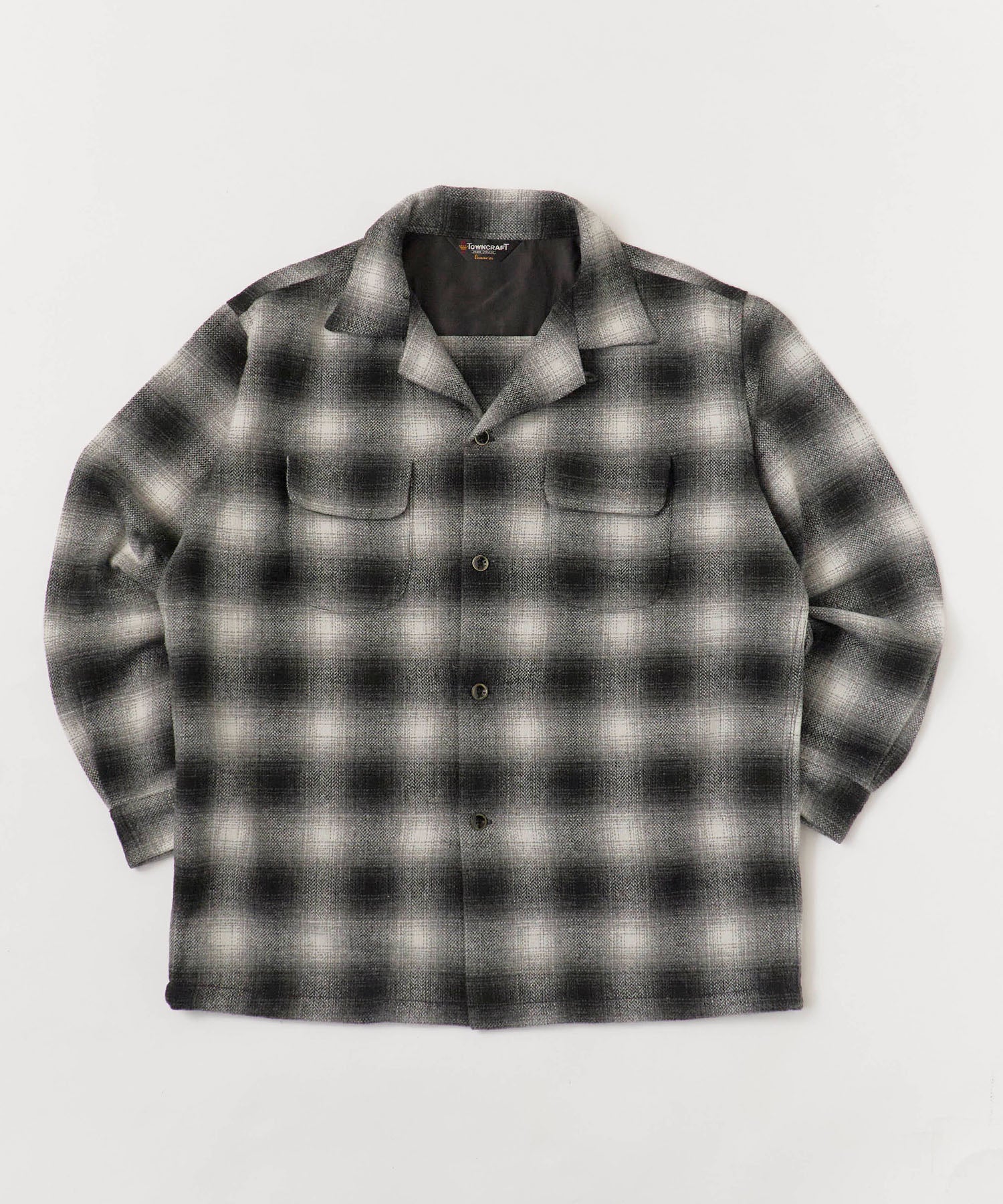 TOWNCRAFT / WOOL CHECK LOOP COLLAR SHIRTS ウールシャツ