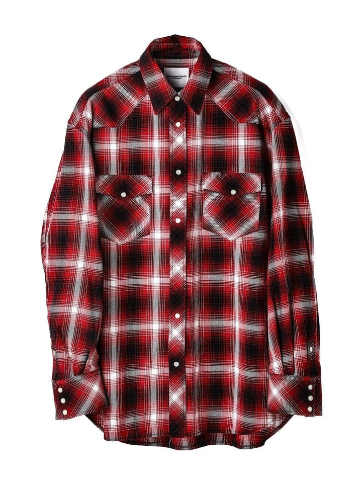 TAKAHIROMIYASHITATheSoloIst. / back gusset sleeve western shirt