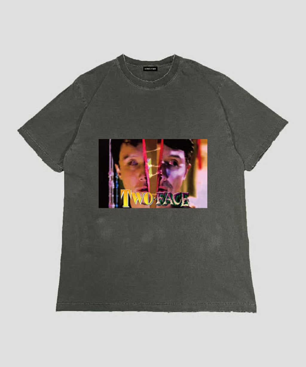LONELY(論理) / TWO FACE TEE Tシャツ