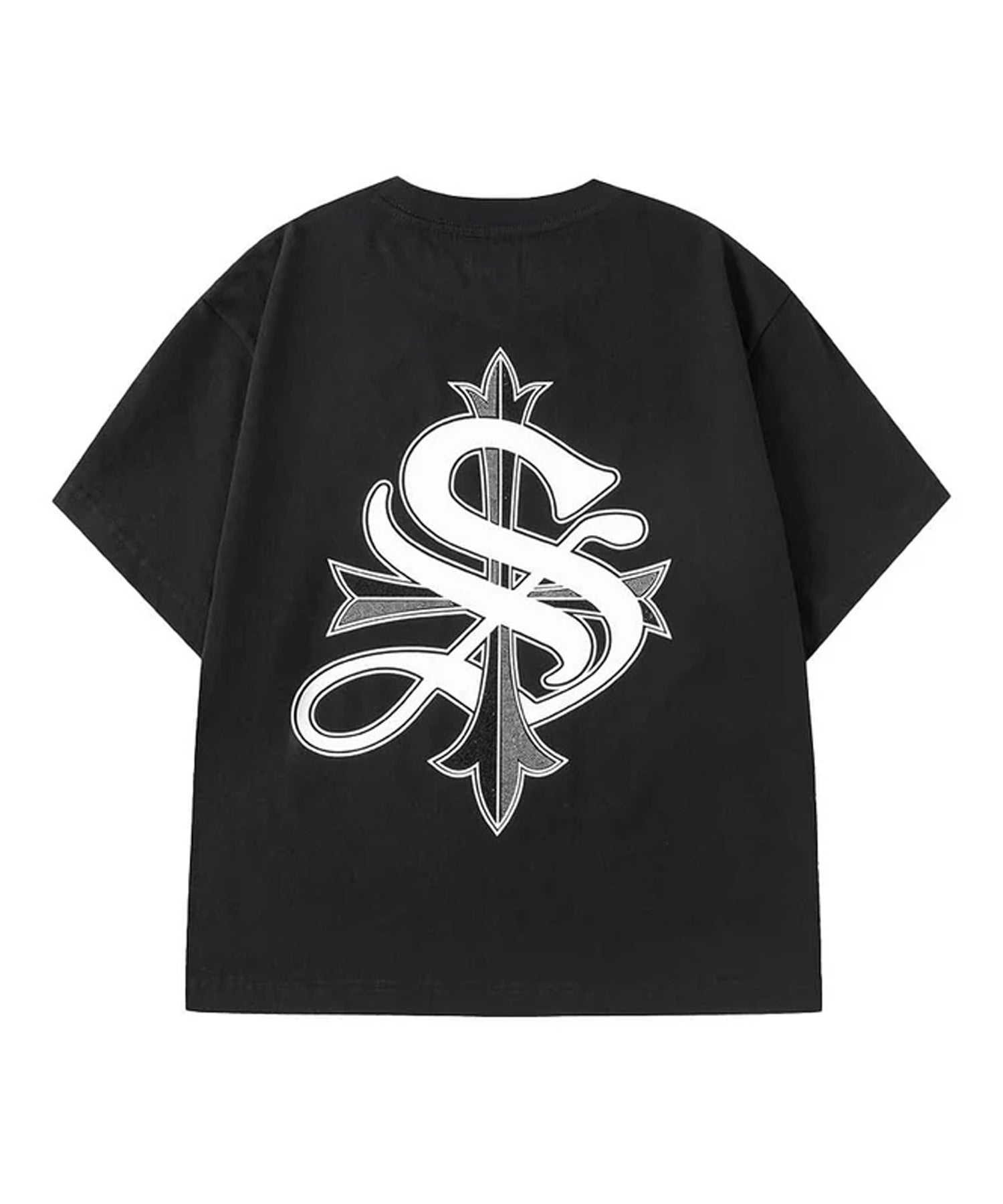 SUPPLIER / 2-Tone Rhinestone Cross Tee