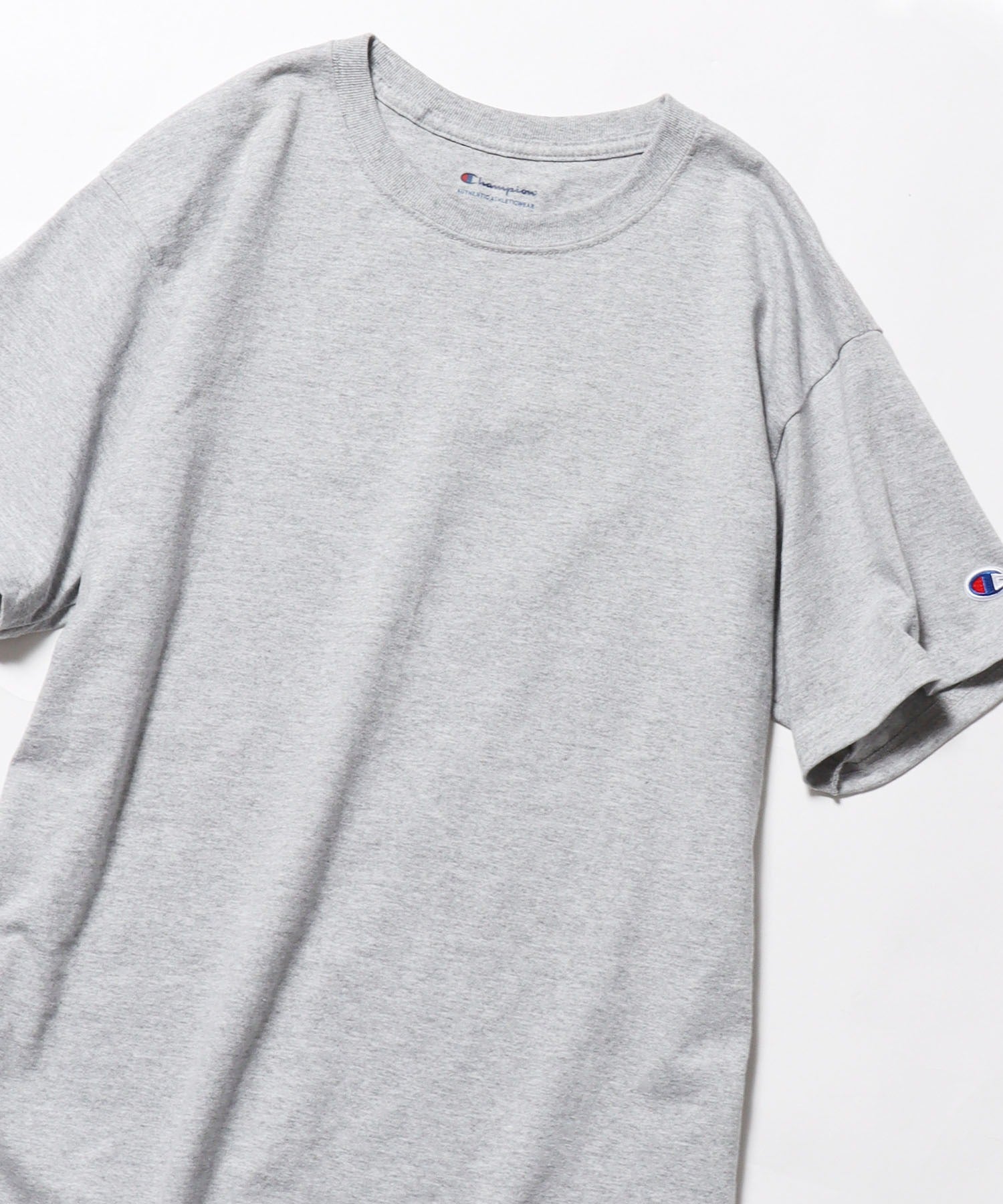 Champion / コットン ワッペン Tシャツ