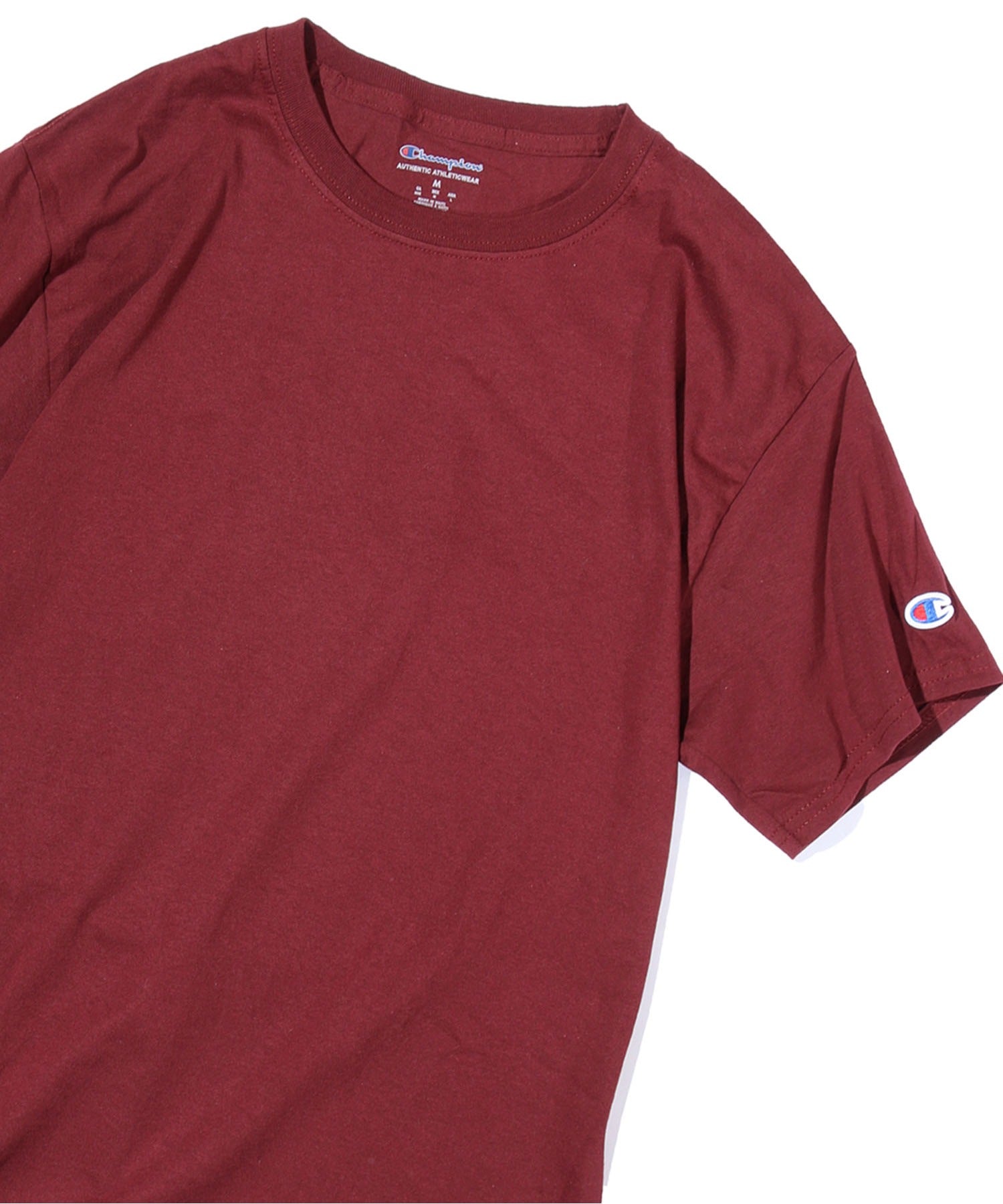 Champion / コットン ワッペン Tシャツ