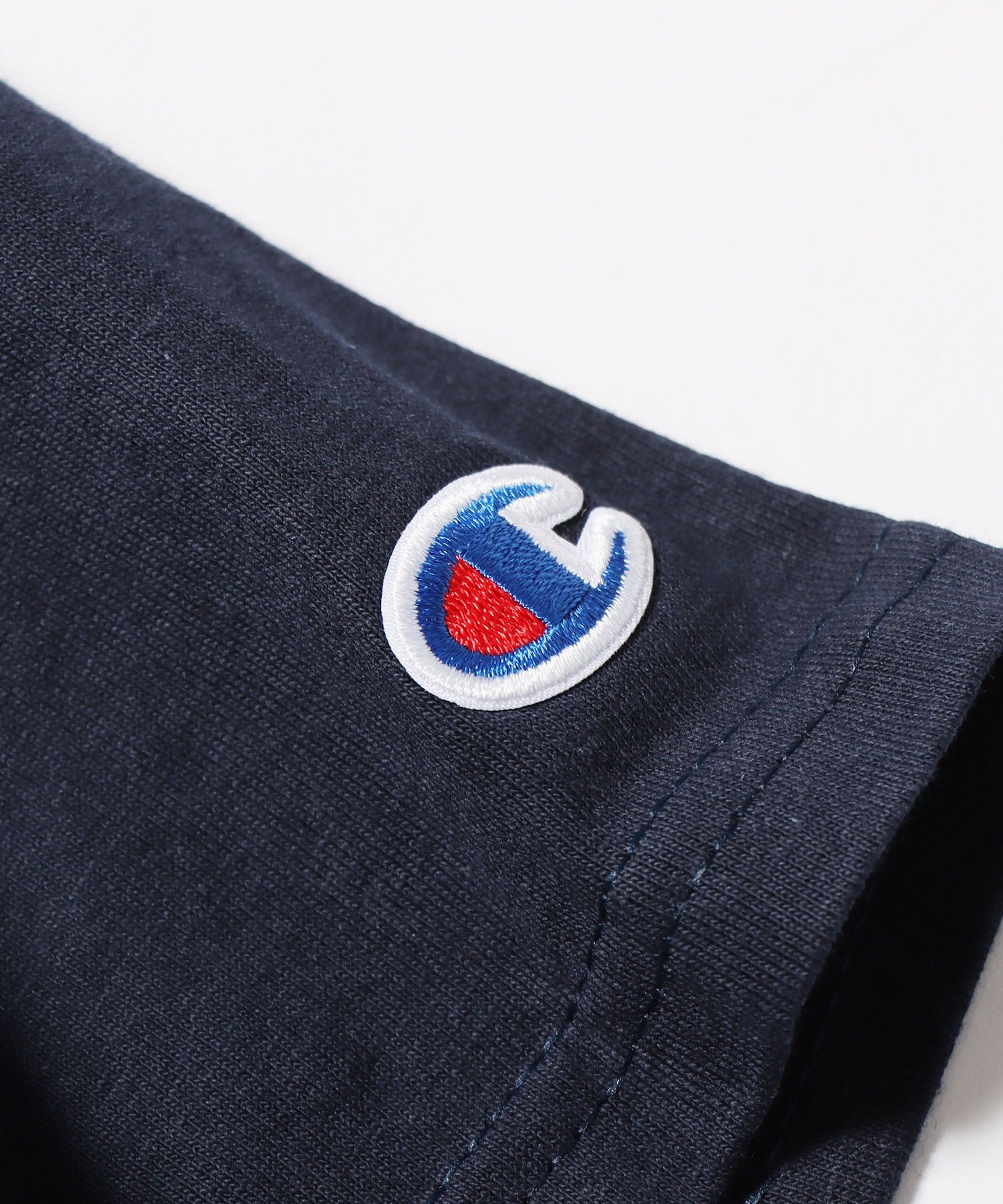 Champion / コットン ワッペン Tシャツ