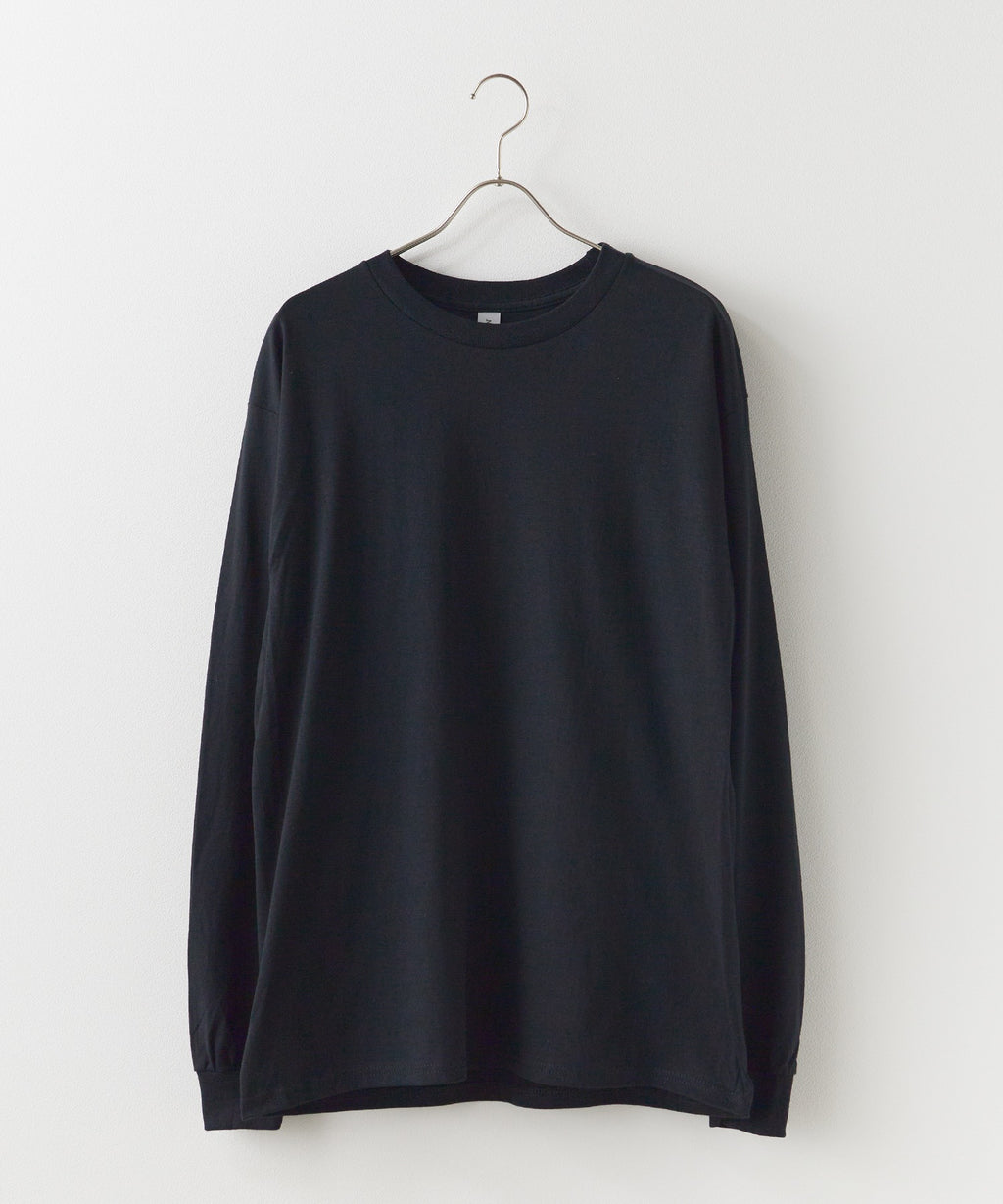 GILDAN / ６oz クルーネック 袖リブ ロングスリーブTEE