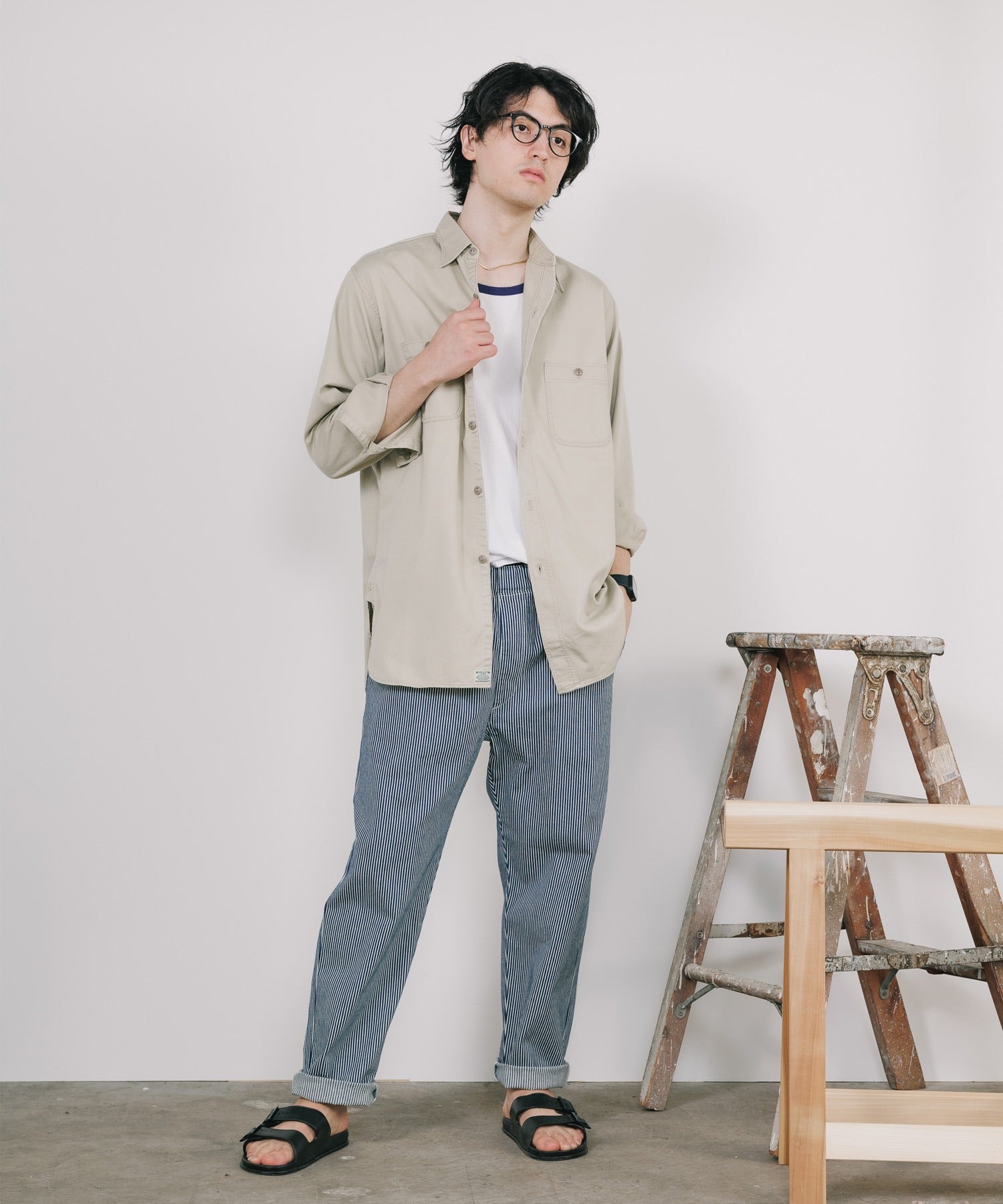 orSlow/オアスロウ VINTAGE FIT WORK SHIRT