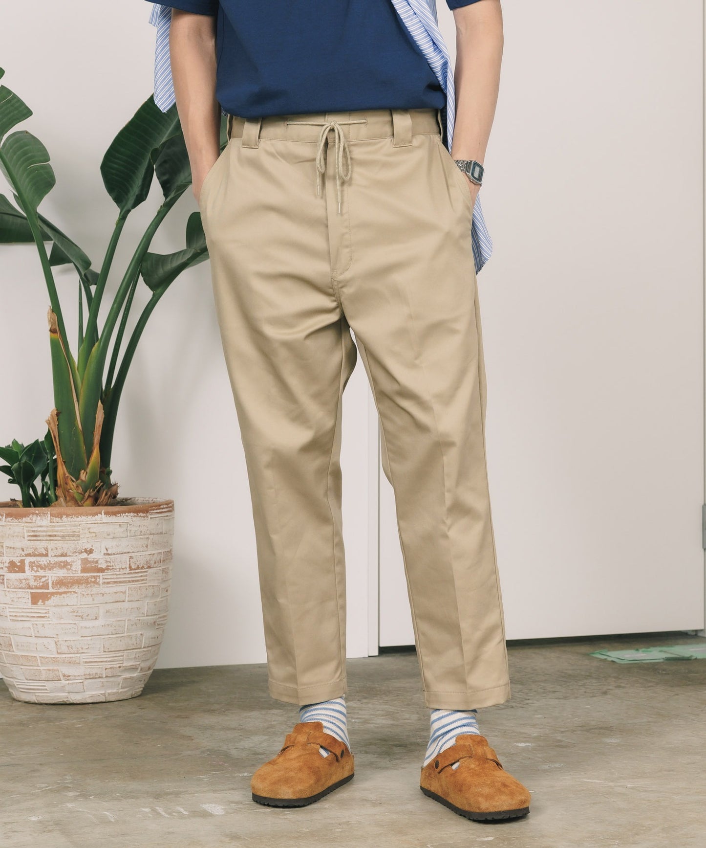 Dickies / TCストレッチウエストイージー8分丈パンツ