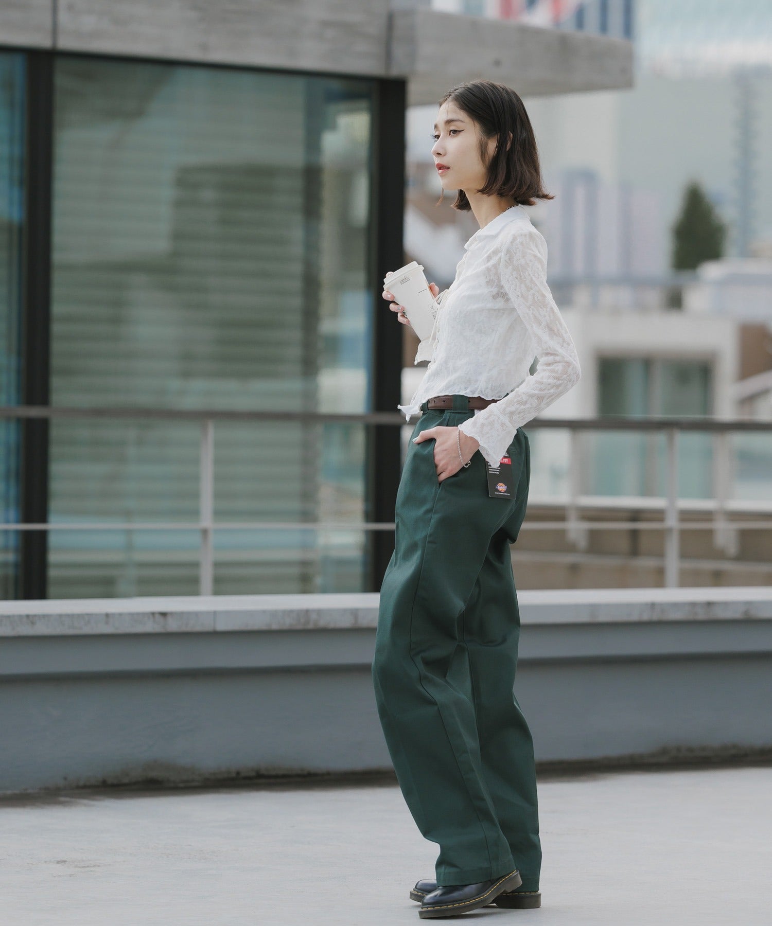 K*e様 超Special　Dickies 874 オリーブ　アルミジップ　チビ Dickies / THE ORIGINAL FIT 