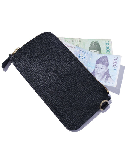 UNIVERSAL OVERALL / シボレザーLFロングウォレット