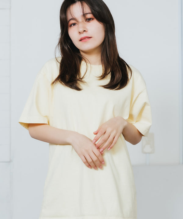 Los Angeles Apparel/ロサンゼルスアパレル Short Sleeve Binding Garment Dye T-Shirt