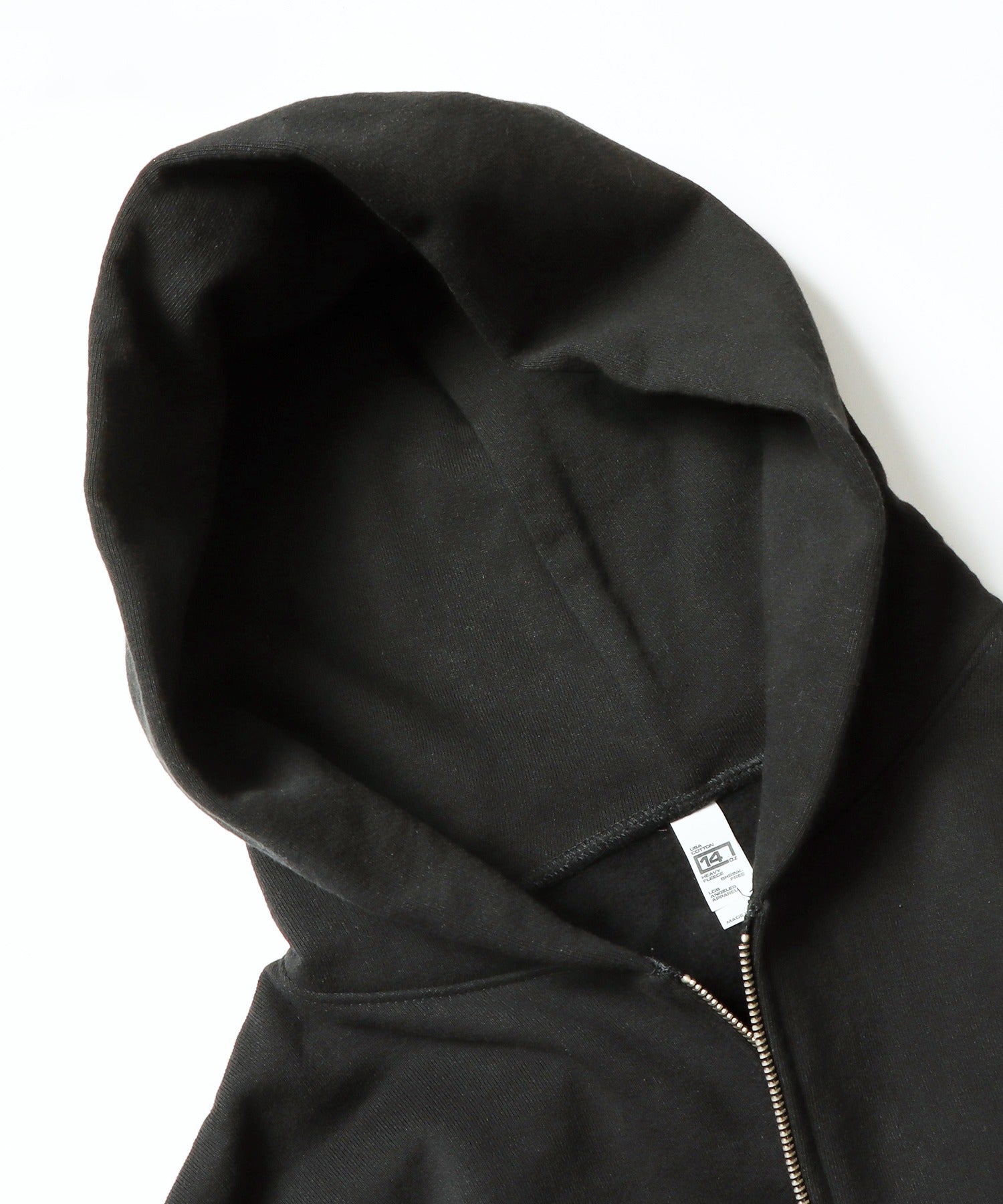 Los Angeles Apparel / 14OZ. HEAVY FLEECE ZIP UP HOODED SWEATSHIRT