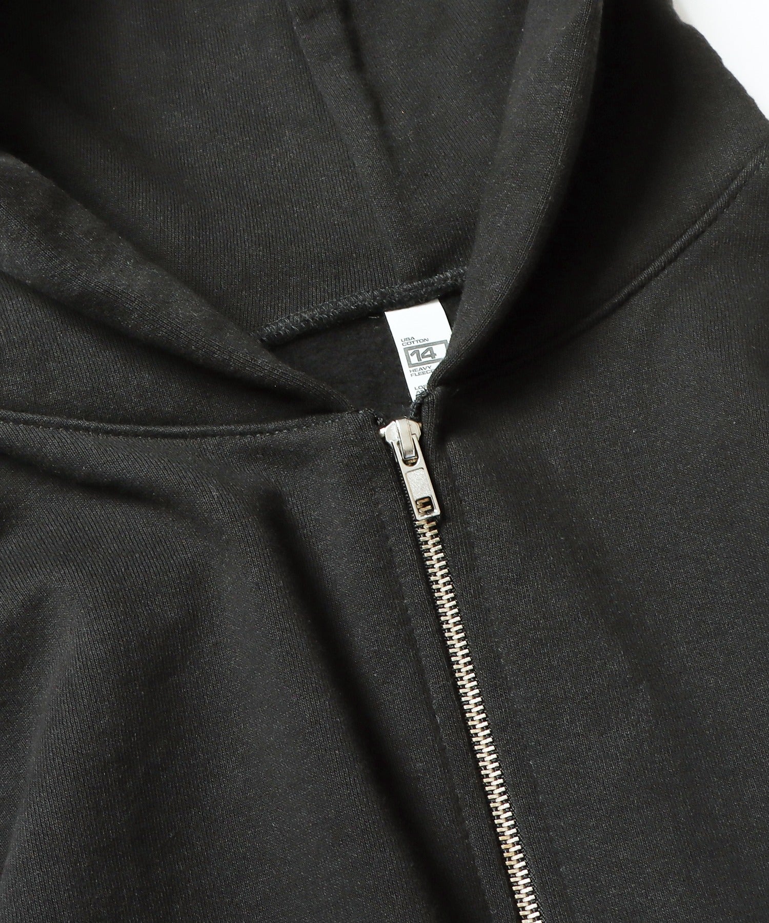 Los Angeles Apparel / 14OZ. HEAVY FLEECE ZIP UP HOODED SWEATSHIRT