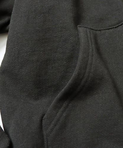 Los Angeles Apparel / 14OZ. HEAVY FLEECE ZIP UP HOODED SWEATSHIRT [BLACK]