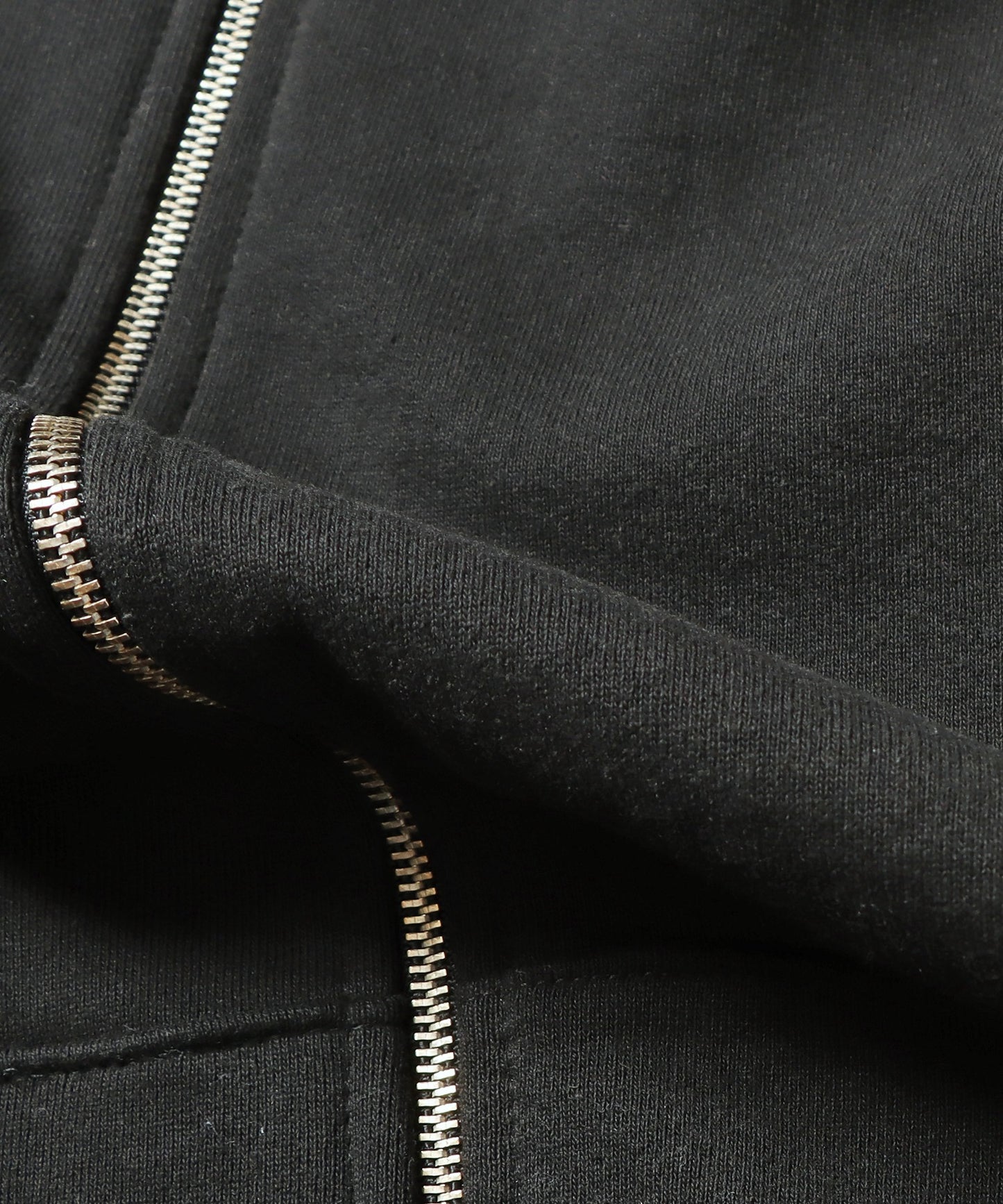 Los Angeles Apparel / 14OZ. HEAVY FLEECE ZIP UP HOODED SWEATSHIRT [BLACK]
