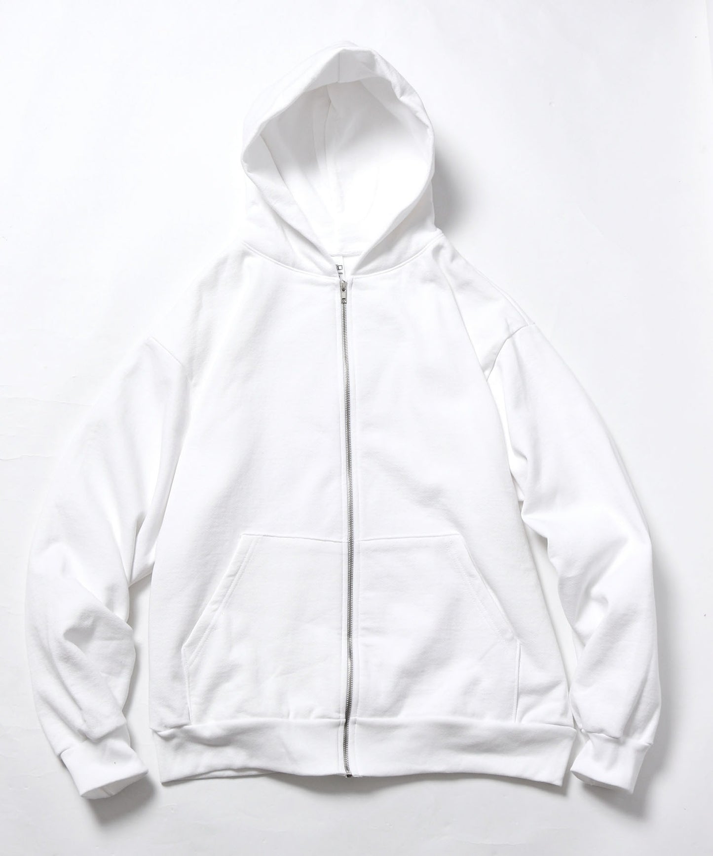Los Angeles Apparel / 14OZ. HEAVY FLEECE ZIP UP HOODED SWEATSHIRT [WHITE]