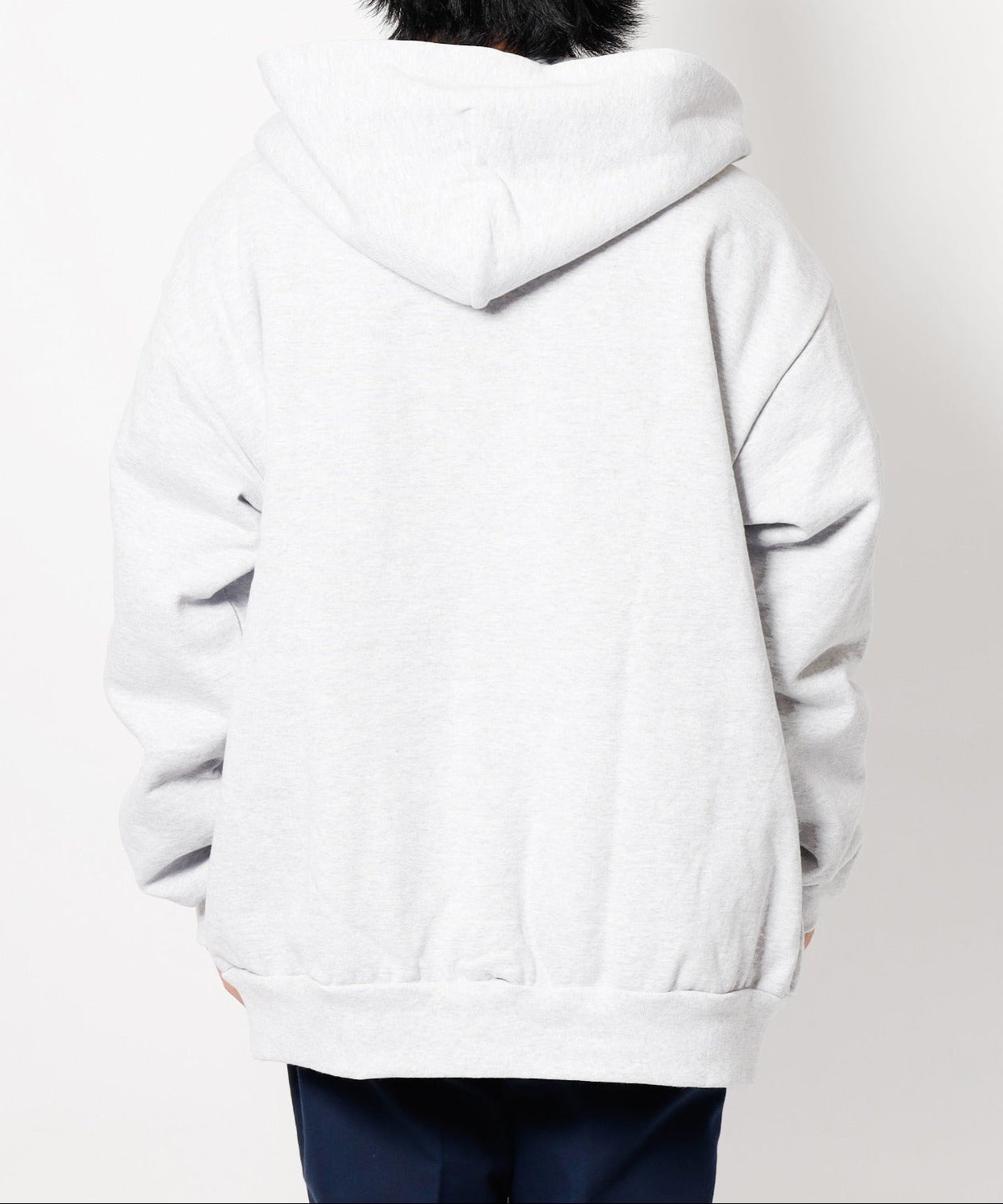 Los Angeles Apparel / 14OZ. HEAVY FLEECE ZIP UP HOODED SWEATSHIRT [WHITE]