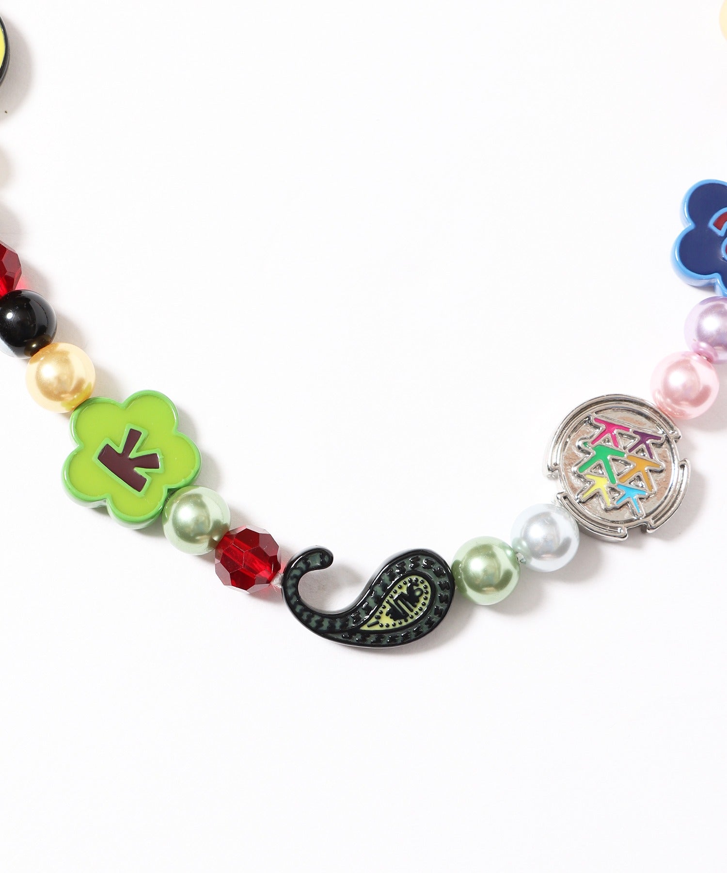 SALUTE×KKKKKK SMILEY FLOWER NECKLACE